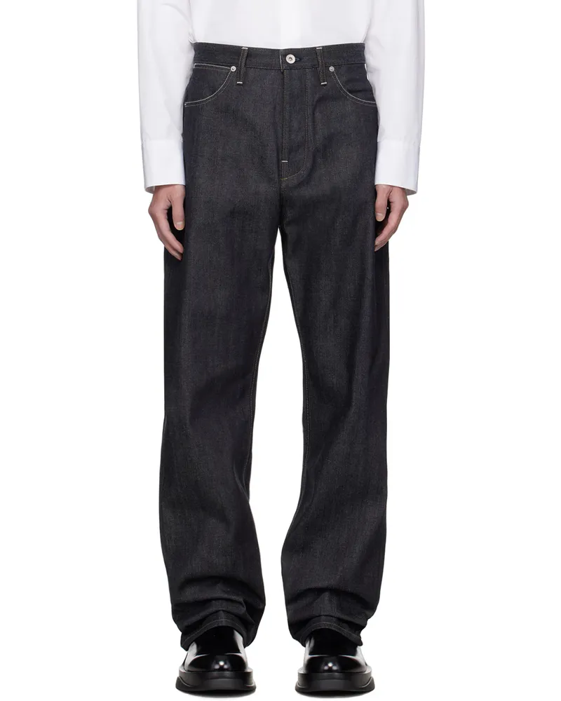 Jil Sander Blue Loose-Fit Jeans 405