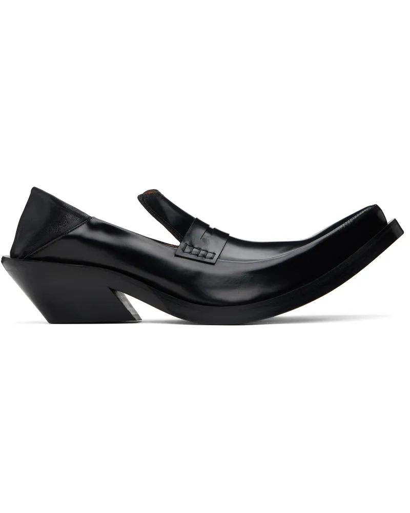 Egonlab Black Spike Loafers Black