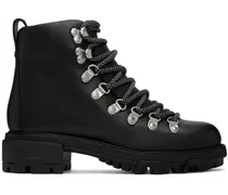 Black Shiloh Hiker Ankle Boots