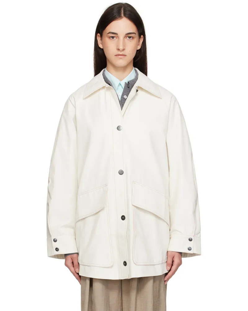 CORDERA Off-White Patch Pocket Jacket White
