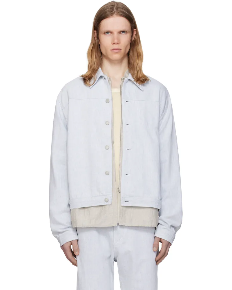 Post Archive Faction Blue 8.0 Right Denim Jacket Light