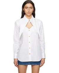 Vivienne Westwood White Heart Shirt Awhite