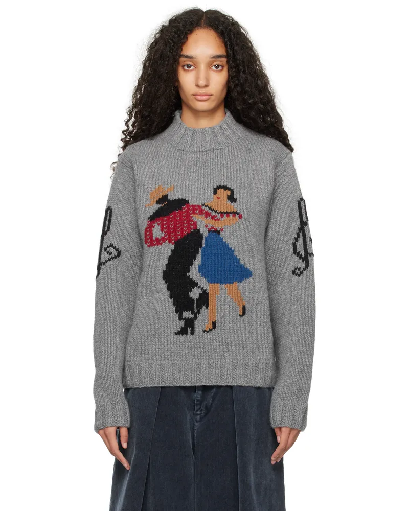 YMC Gray Bluto Sweater 01-grey