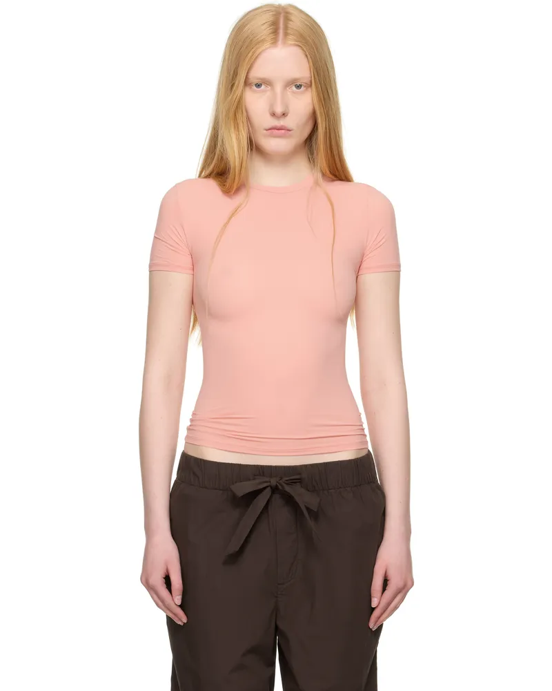 SKIMS Pink Fits Everybody T-shirt Desert