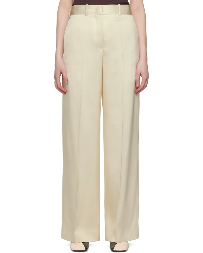 Jil Sander Off-White Tailored Trousers 280