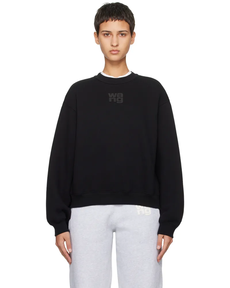 Alexander Wang Black Puff Sweatshirt 001