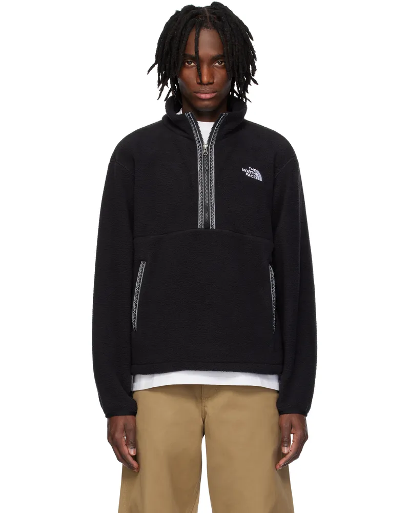 The North Face Black Fleeski 1/4 Zip Sweater Tnf