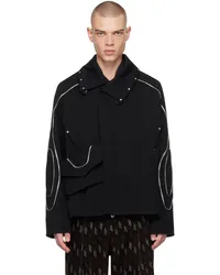 KIKO KOSTADINOV Black Chalice Jacket Raven