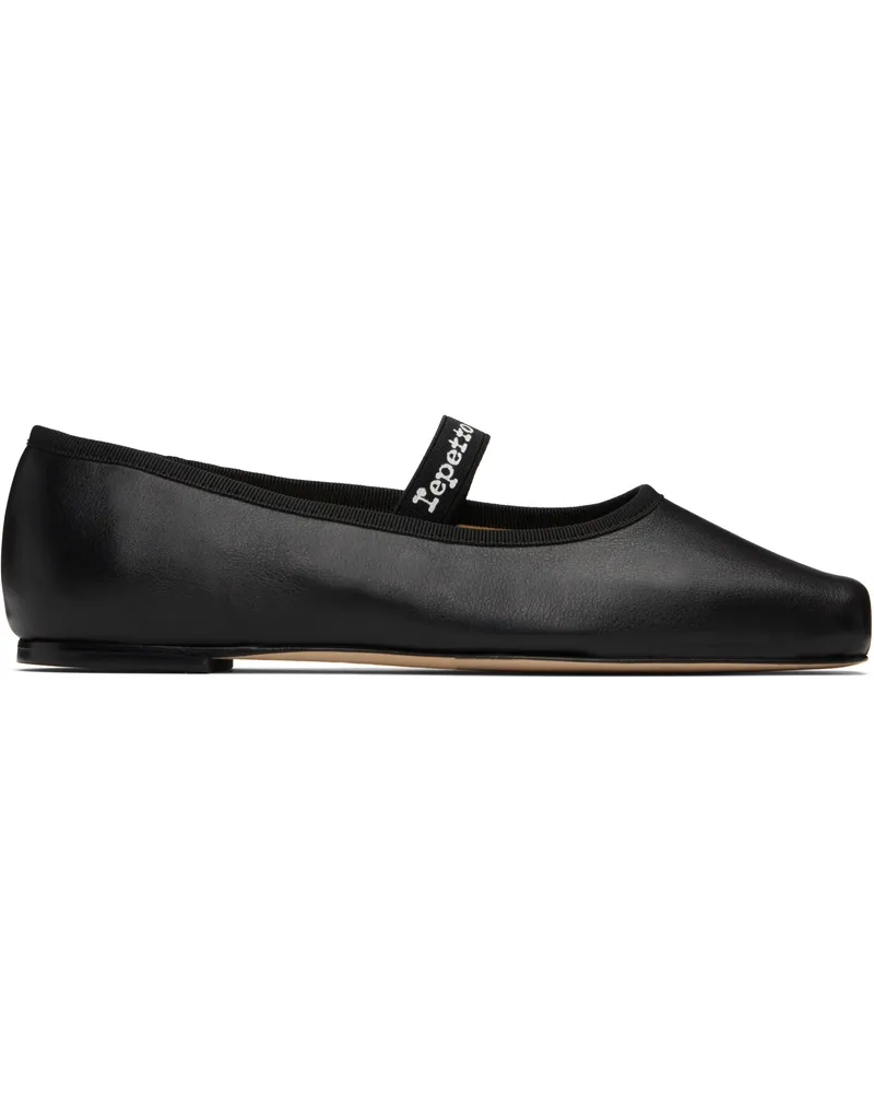 Repetto Black Lisbeth Ballerina Flats Noir