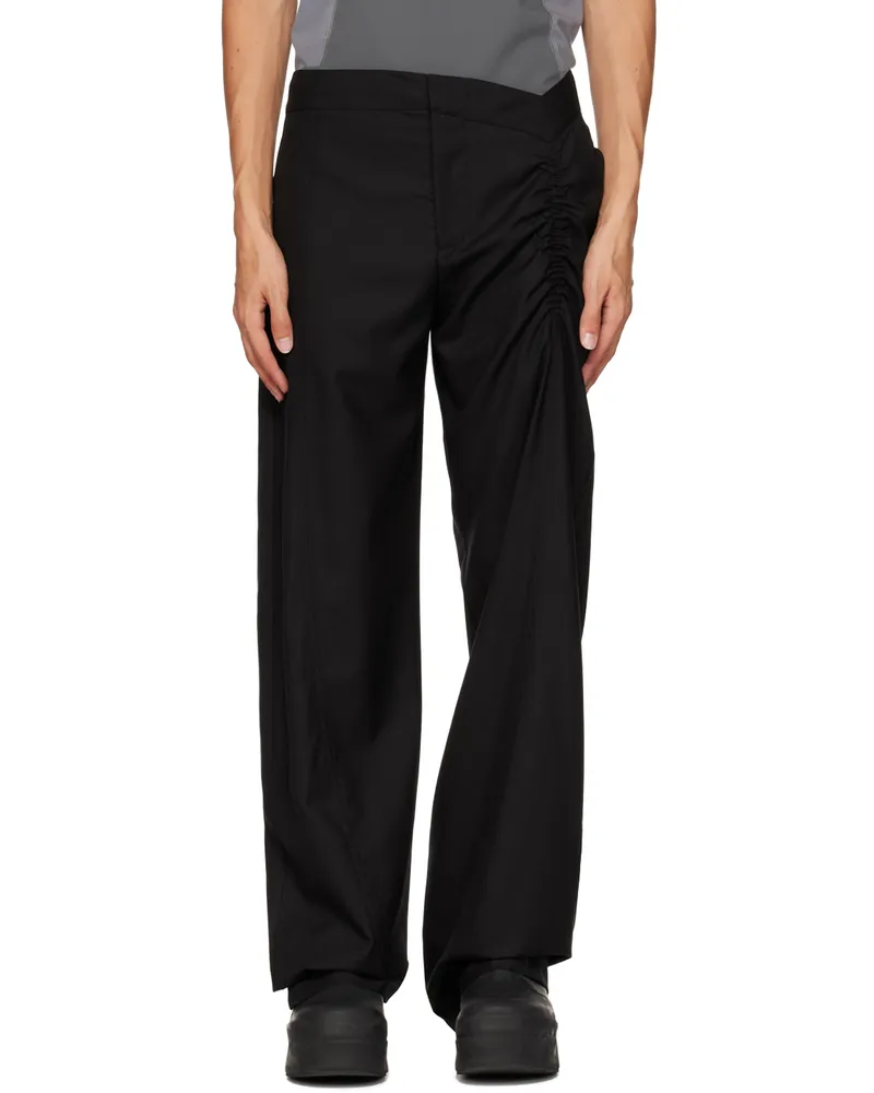 Mainline:RUS/Fr.CA/DE Black Ilya Trousers Black
