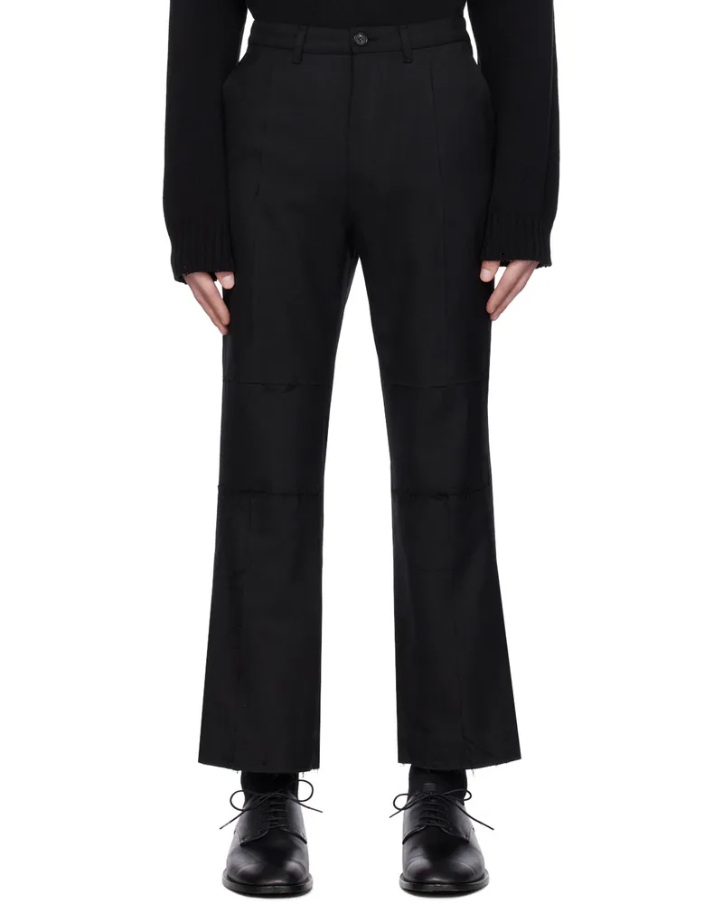 Youth Black Cut-Off Trousers Black