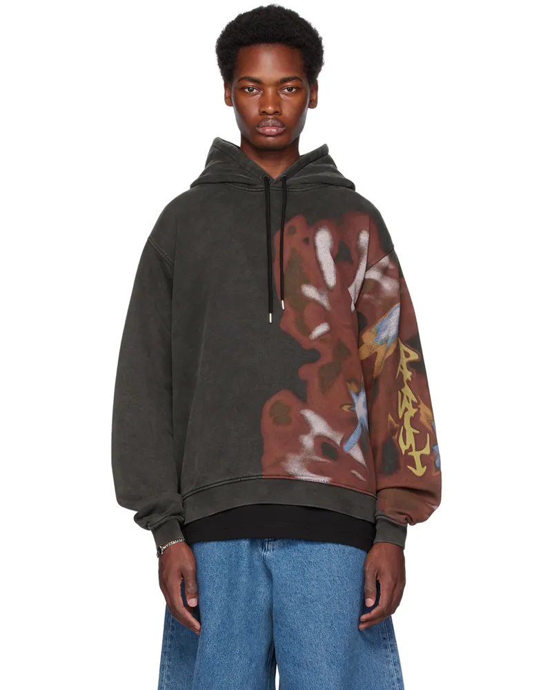 AMBUSH Black Graphic Hoodie Black