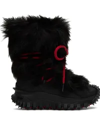 Moncler Black Trailgrip Apres High Boots Black