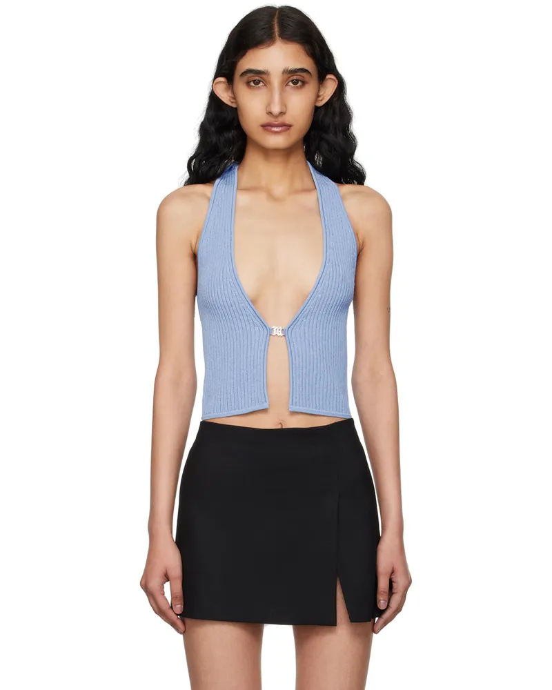 MISBHV SSENSE Exclusive Blue Fully Fashioned Tank Top Blue