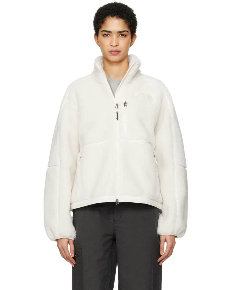 The North Face White Denali X Jacket Qli