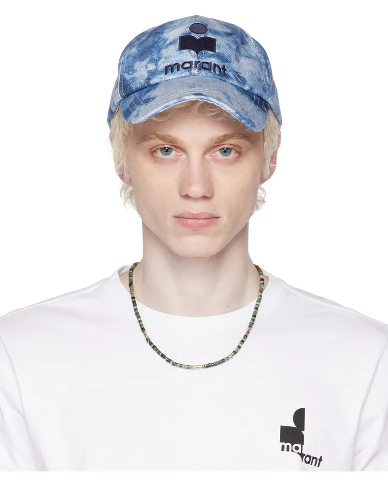 Isabel Marant Blue Tyron Denim Cap 30bu