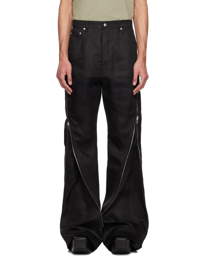 Rick Owens Black Hollywood Bolan Banana Jeans 09