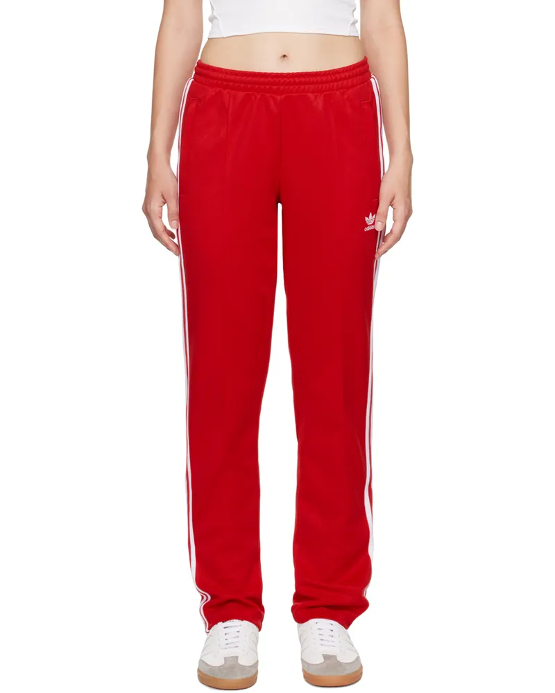adidas Red Adicolor SST Track Pants Betsca