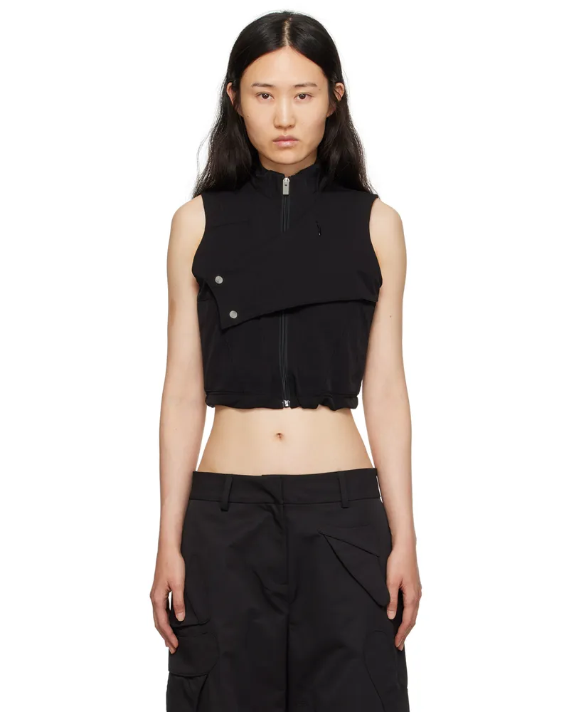 Heliot Emil SSENSE Exclusive Black Vest Black