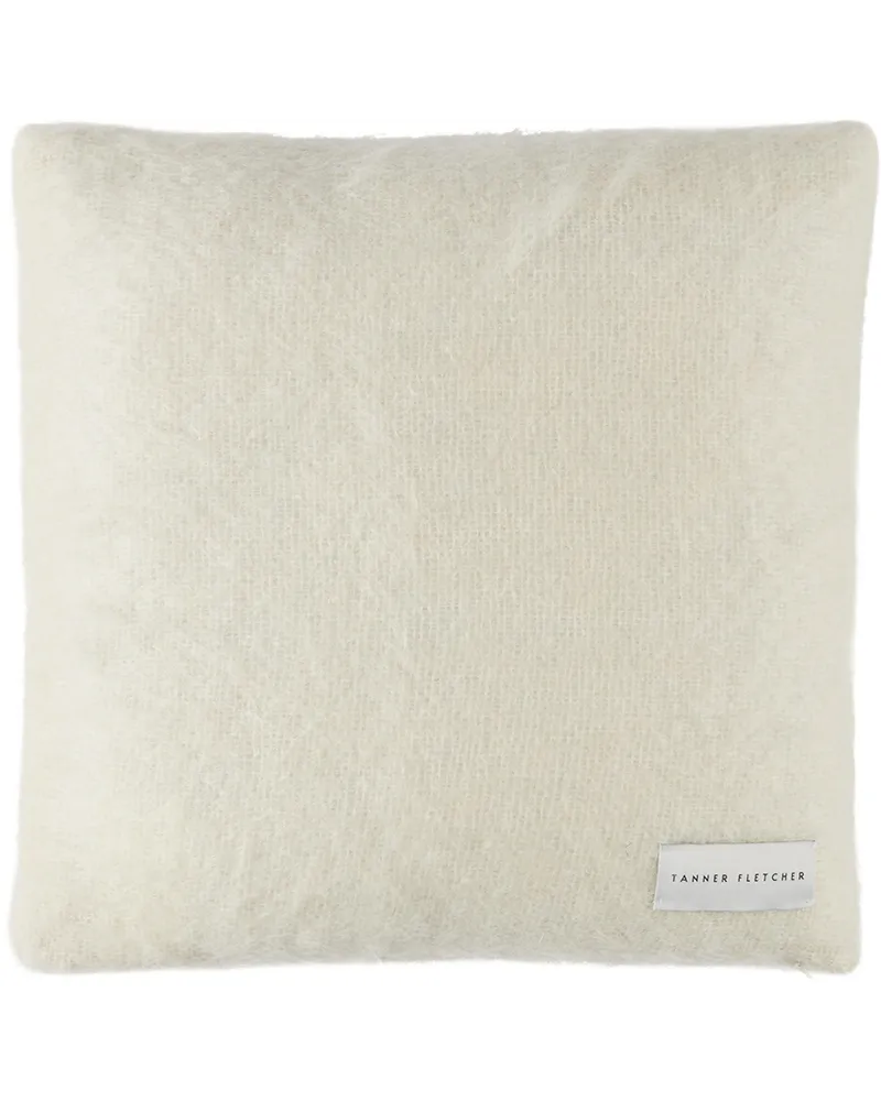Off-White Mohair & Down Cushion