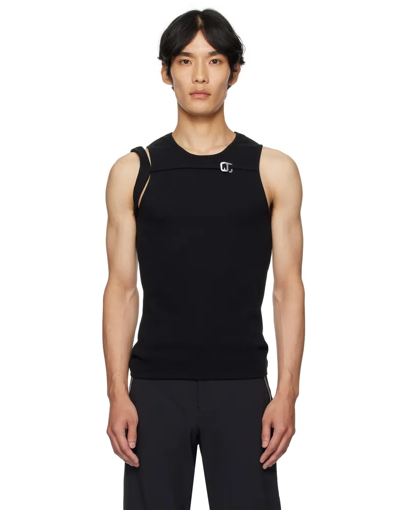 Heliot Emil Black Gregaria Tank Top Black