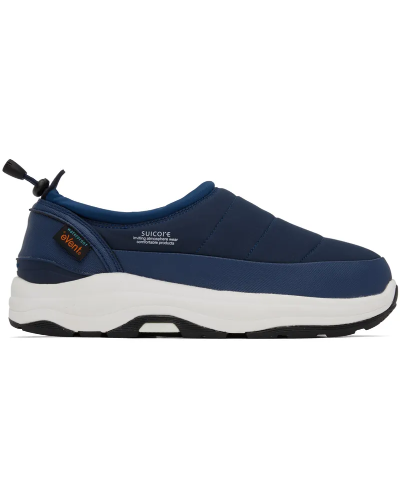 SUICOKE Navy Pepper-Evab Loafers Navy