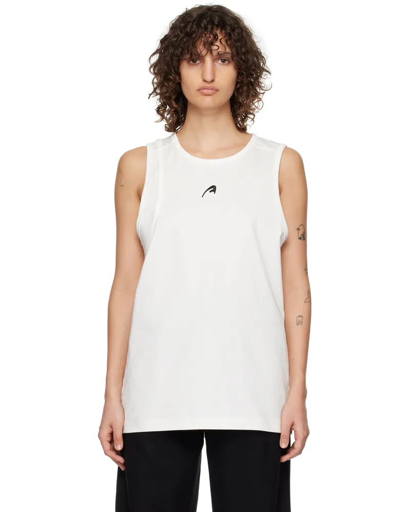 Adererror White Layered Tank Top White