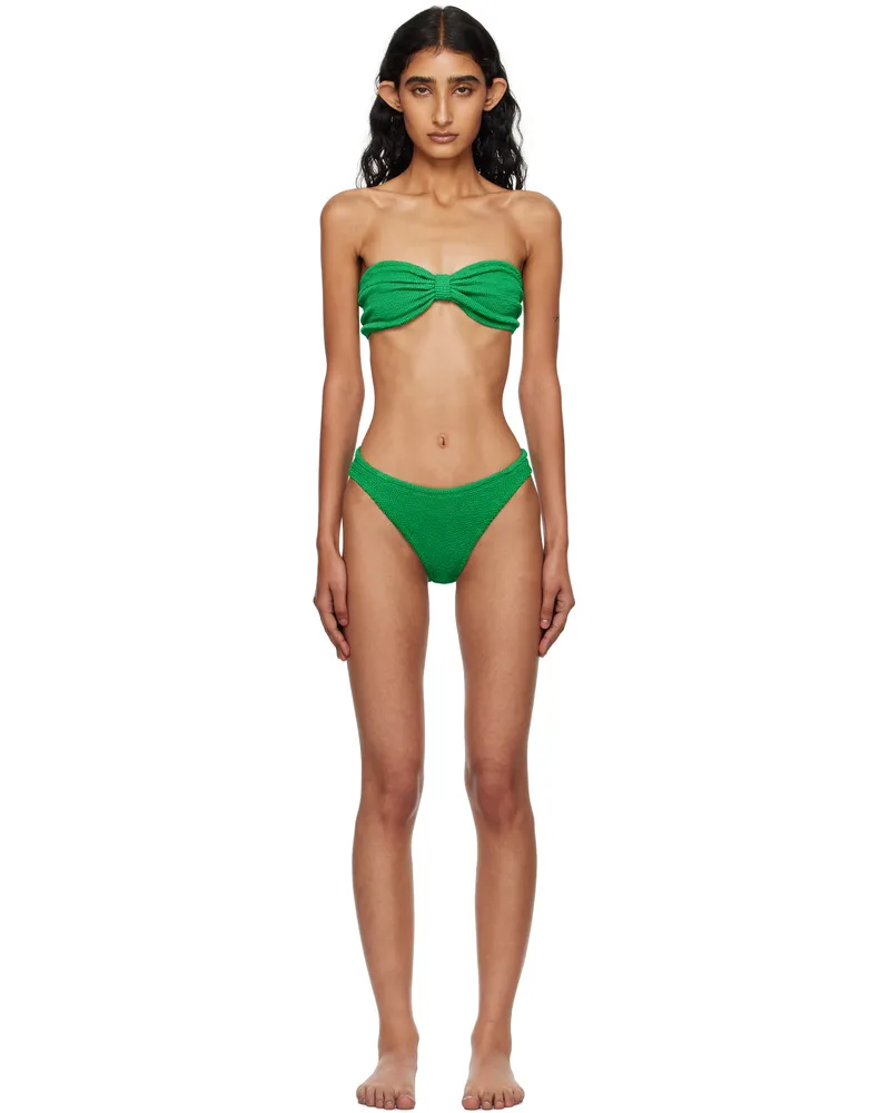 Hunza G Green Jean Bikini Emerald