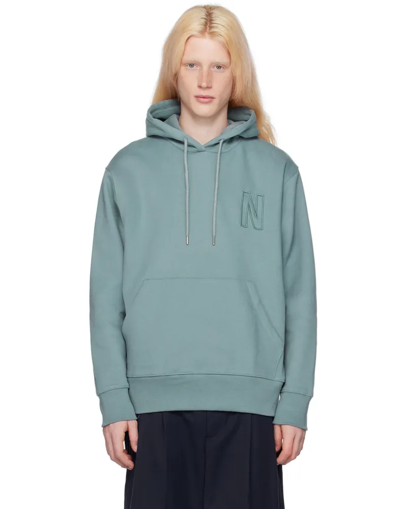 Norse Projects Blue Arne Hoodie 7186