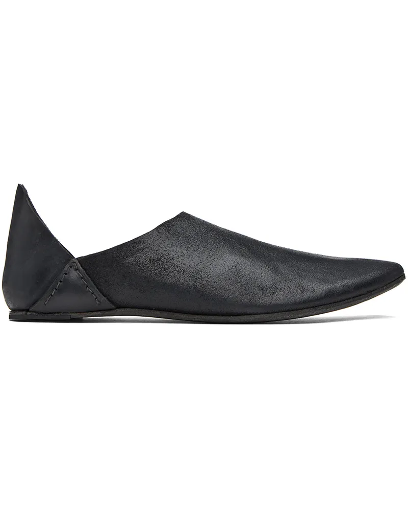 Boris Bidjan Saberi Black 'Slipper 1' Slippers Black