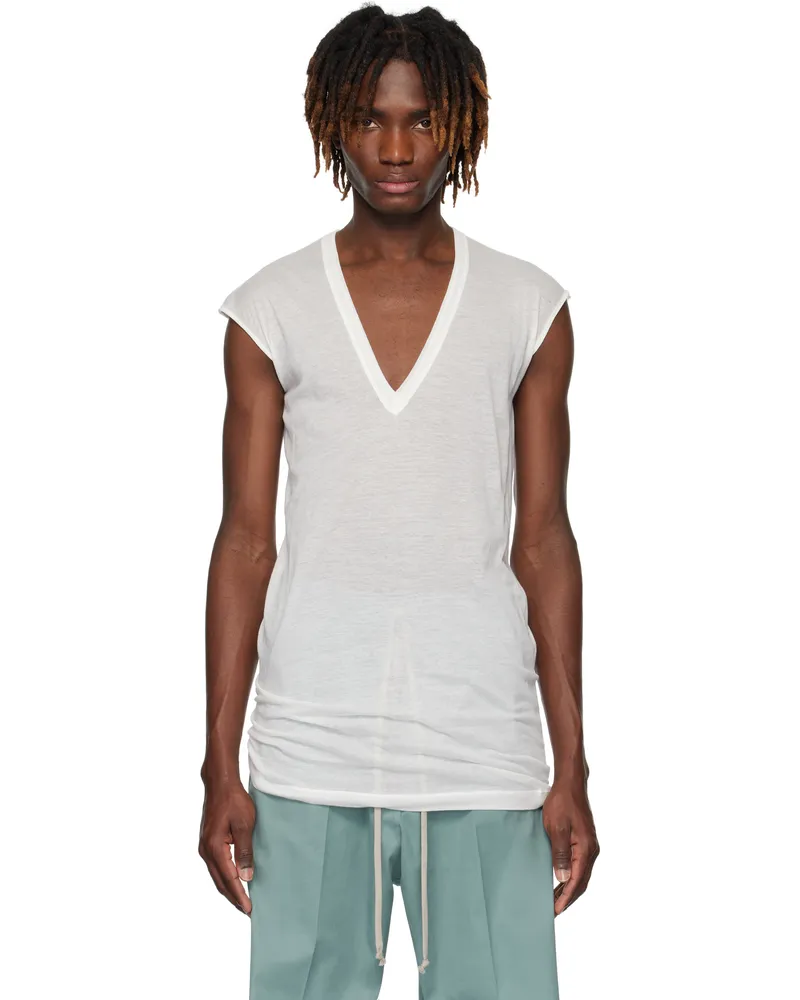 Rick Owens Off-White Hollywood Deep V SL T-shirt 11
