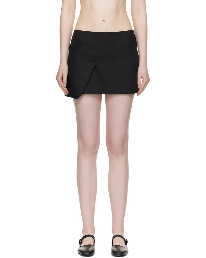 Sandy Liang Black Sabine Miniskirt Black