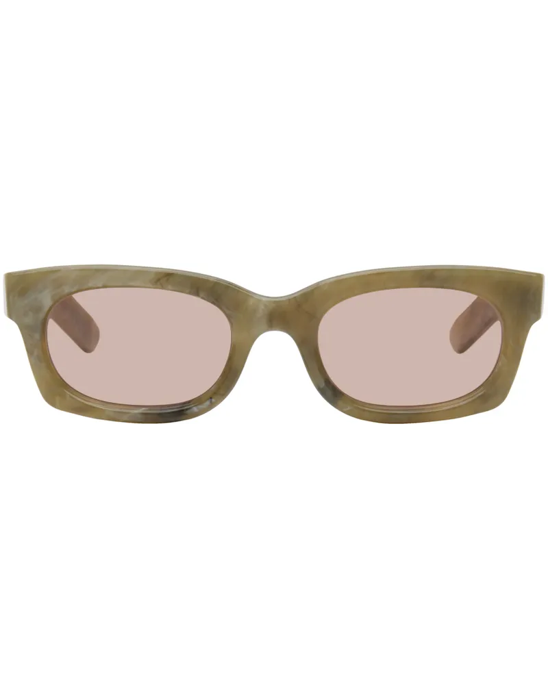 RETROSUPERFUTURE Khaki Ambos Sunglasses Roccia