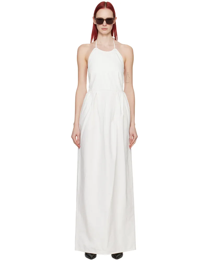 Max Mara White Europa Maxi Dress 20