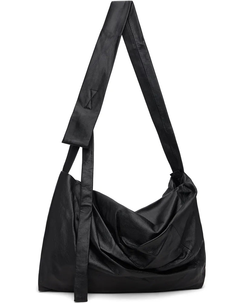 Yohji Yamamoto Black Puff Bag 1