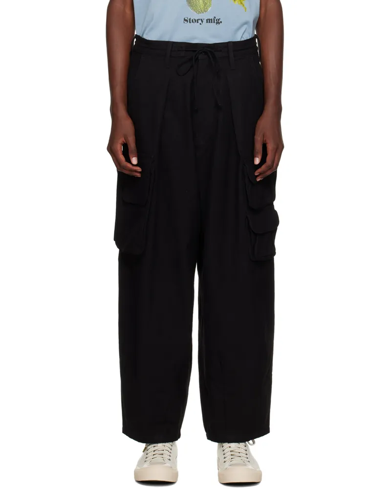 STORY mfg. Black Forager Cargo Pants Black