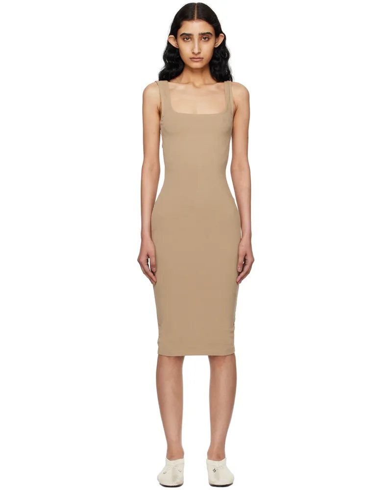 Flore Flore Tan Nur Midi Dress Dune