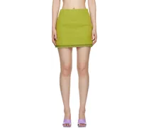 SSENSE Exclusive Green Miniskirt