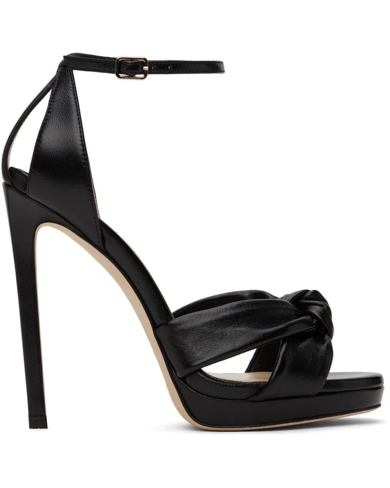 Jimmy Choo Black Rosie 120 Heeled Sandals Black