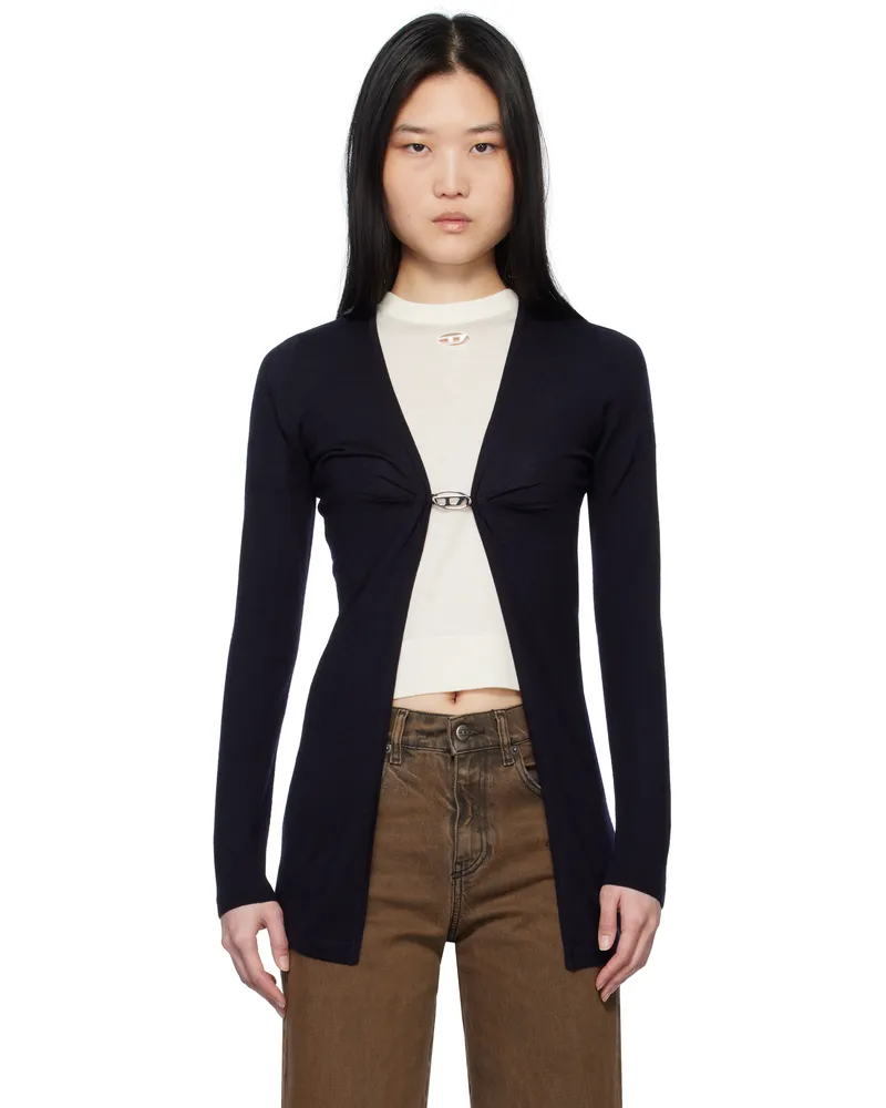 Diesel Navy M-Pierry-Long Cardigan 81e