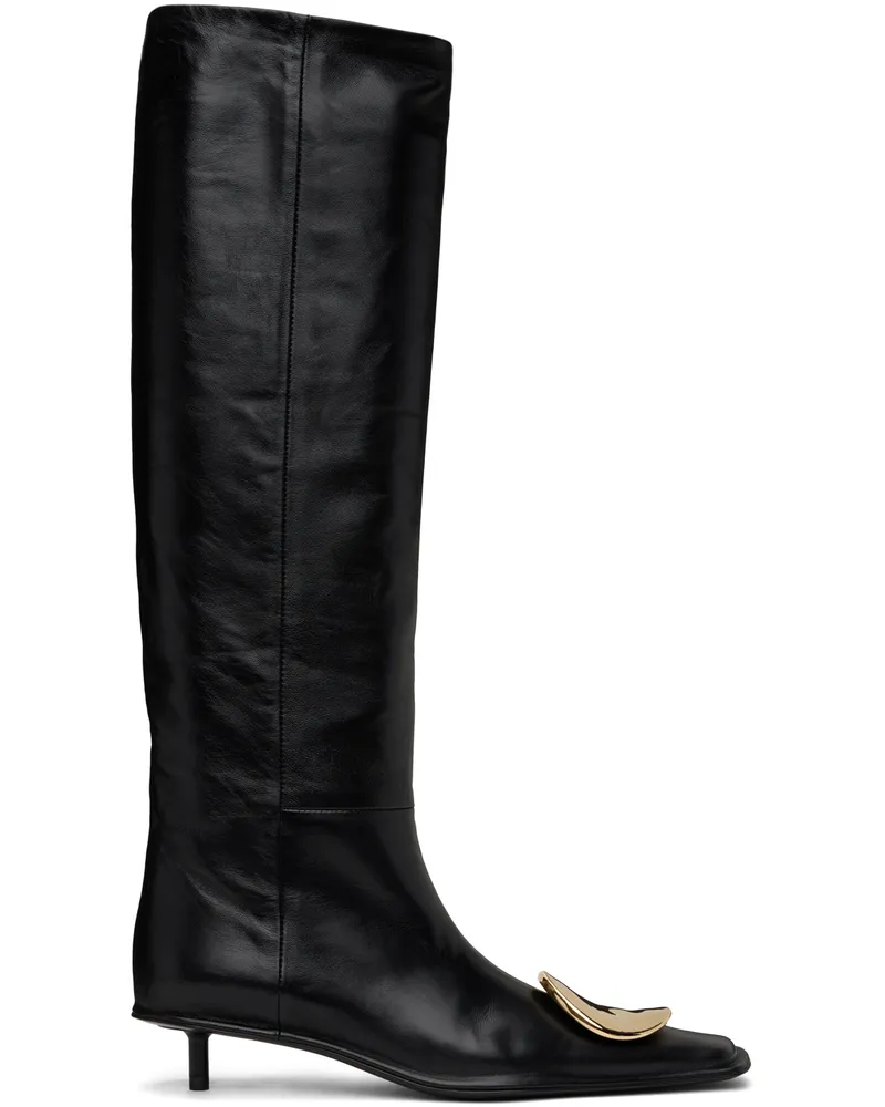 Jil Sander Black Hardware Boots 001