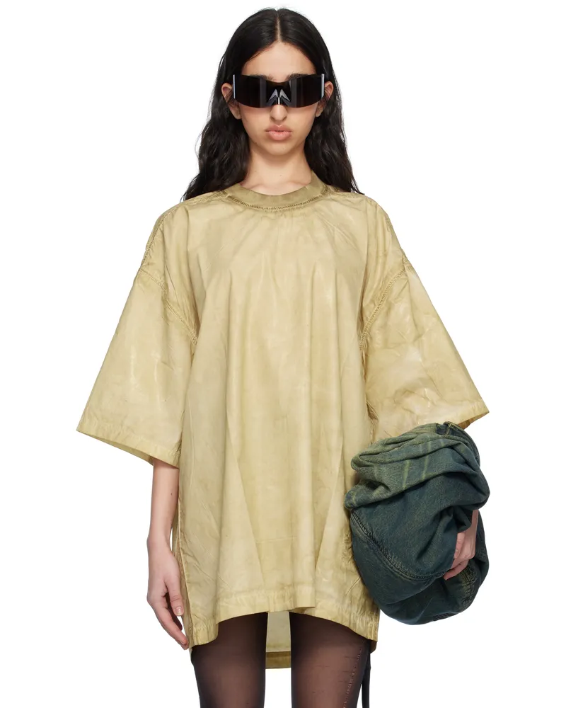 DRKSHDW by Rick Owens Beige Hollywood Tommy T-shirt 81