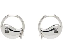 Silver Mini Paisley Earrings