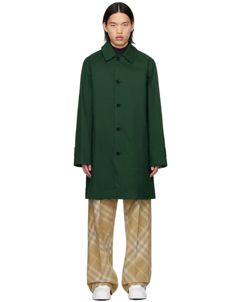 Burberry Green Reversible Coat Ivy