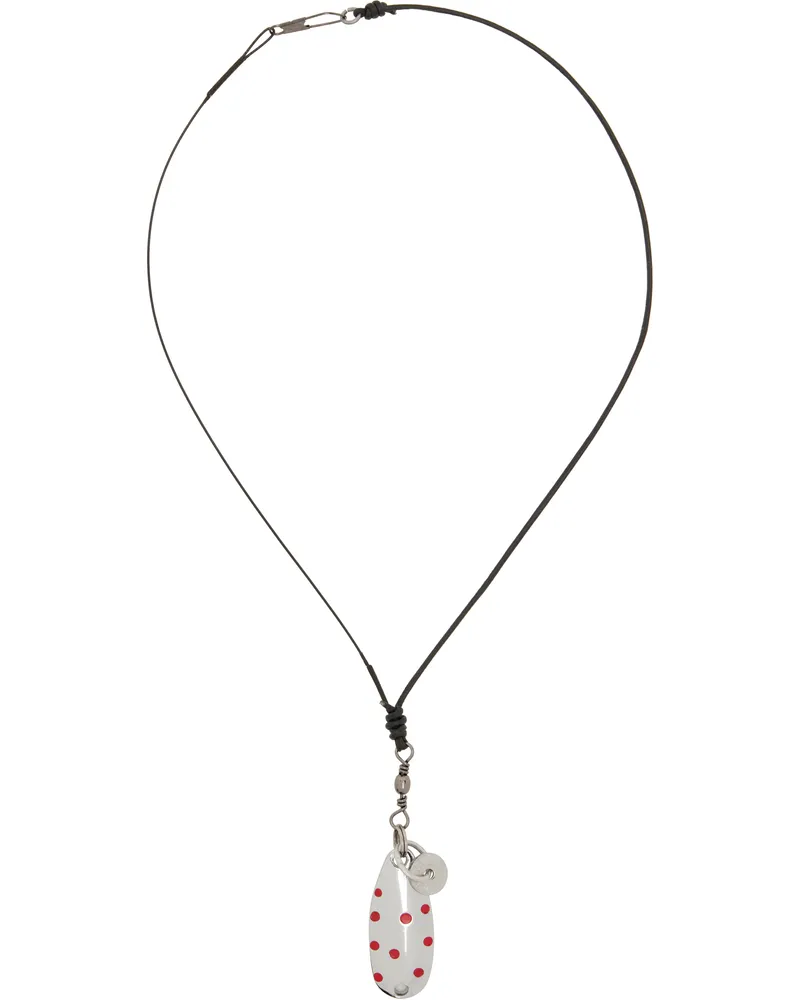 Our Legacy Black Angler Necklace Spotted