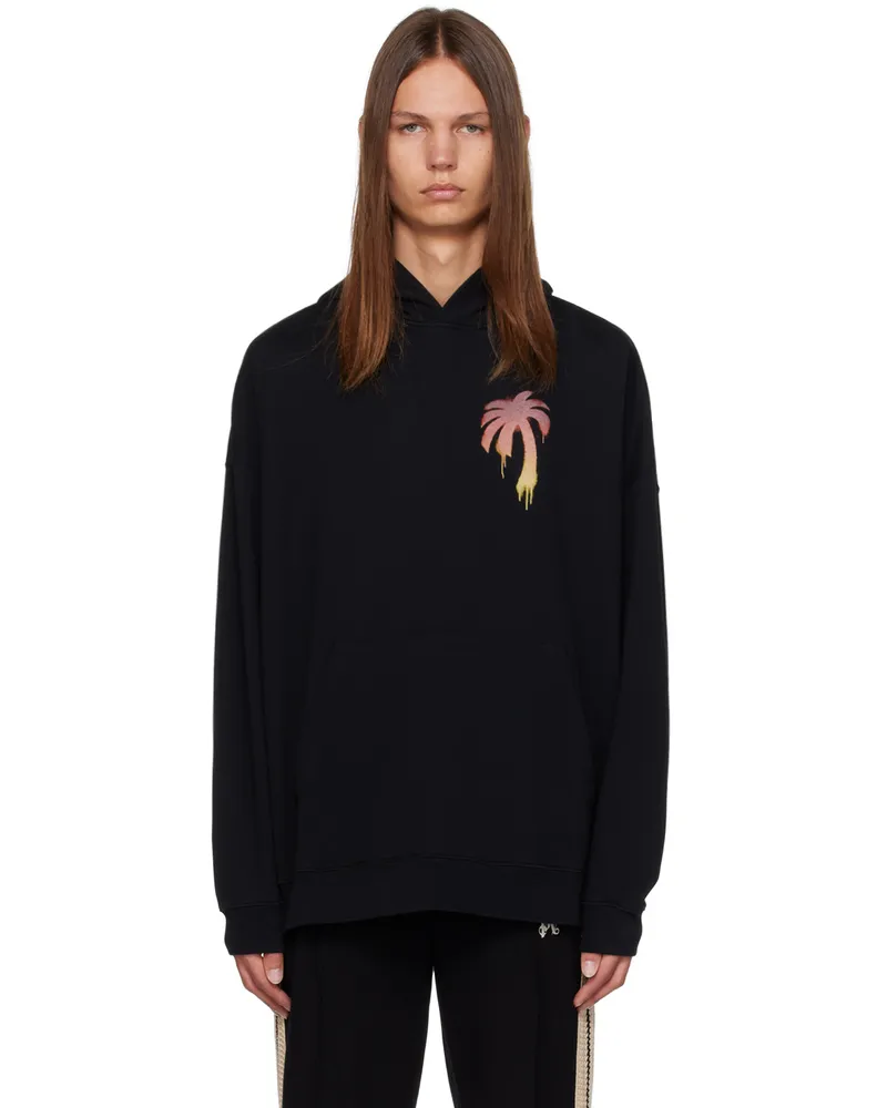 Palm Angels Black 'I Love PA' Hoodie Black