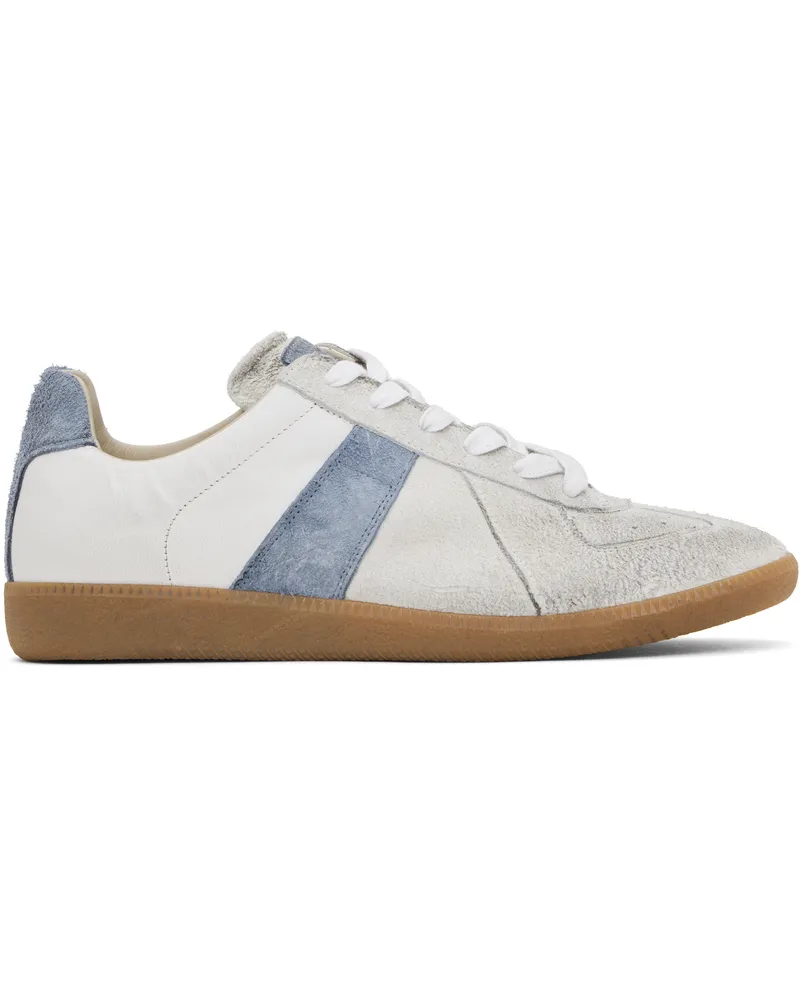 Maison Margiela Off-White & Blue Replica Sneakers Ha813