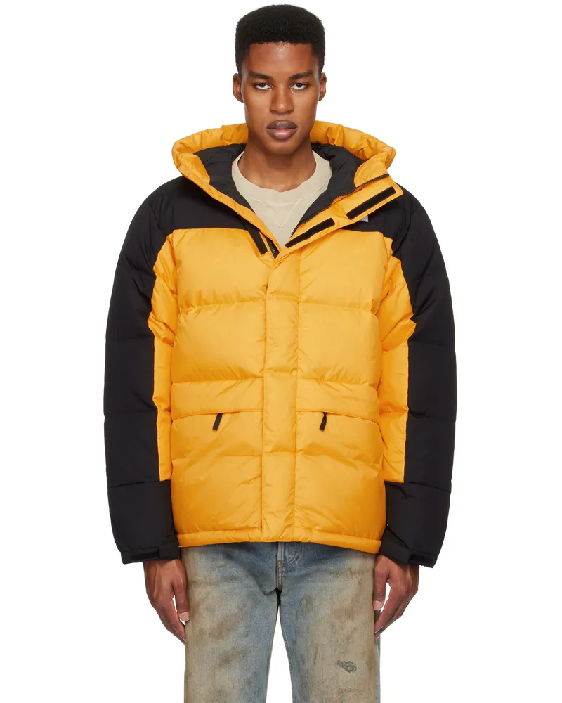 The North Face Yellow & Black Himalayan Down Parka Summit