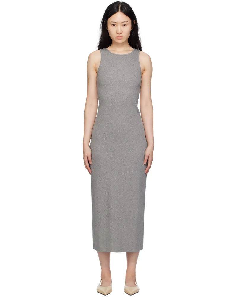 By Malene Birger Gray Lovelo Maxi Dress T5m
