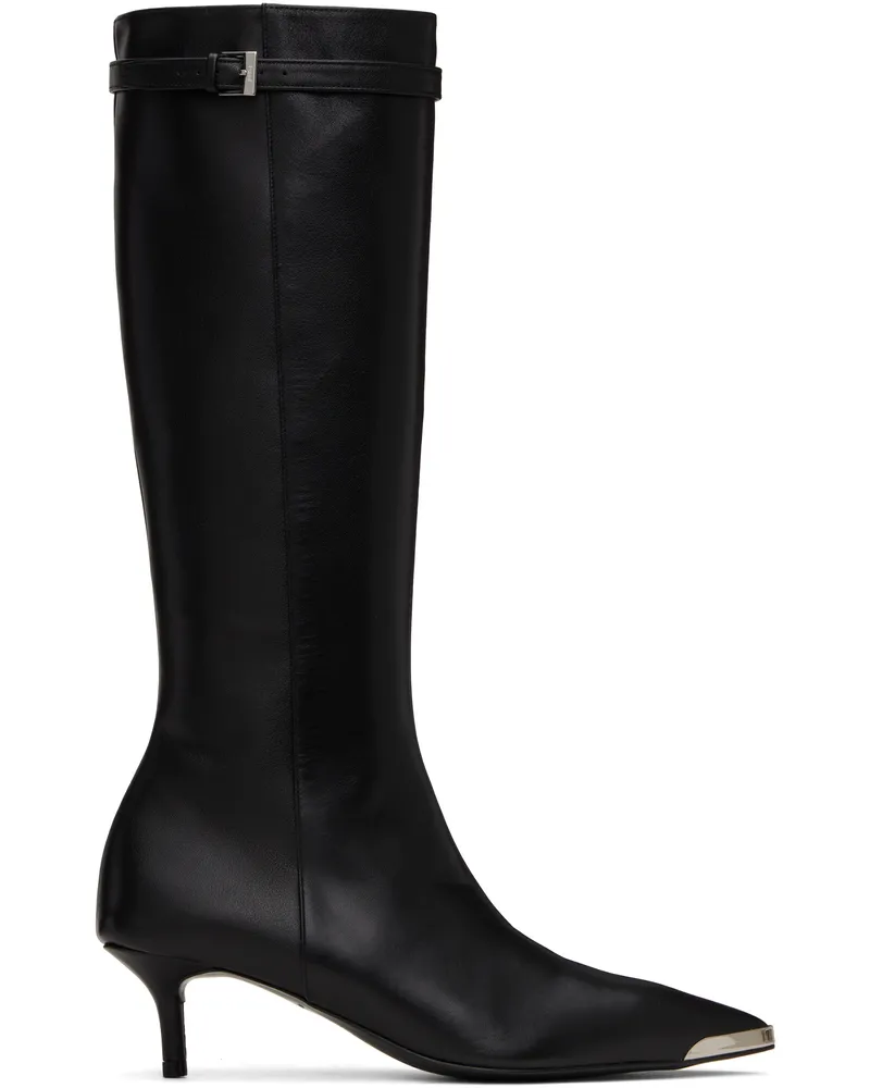 JUUN.J Black Long Tall Boots Black